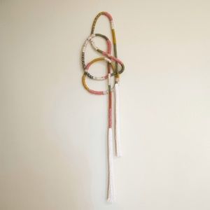 Abstract/Bohemian macrame rope wall hanging decor